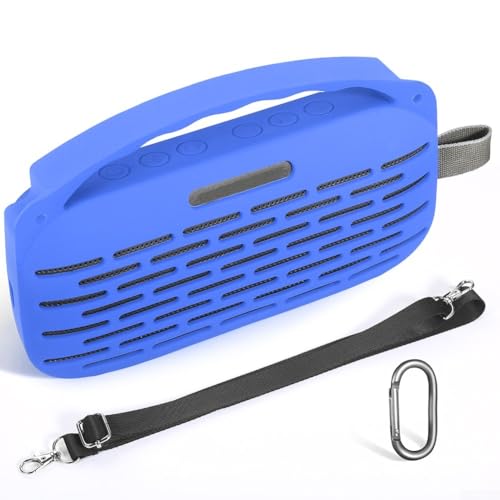 Ergonomisches Design der Silikonhülle für Ihren tragbaren SoundLinkFlex-Lautsprecher sorgt für optimale Zugänglichkeit der Anschlüsse (blau) von TIANHENGMart