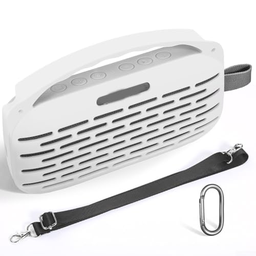 Ergonomisches Design der Silikonhülle für Ihren tragbaren SoundLinkFlex-Lautsprecher sorgt für optimale Zugänglichkeit der Anschlüsse (grau) von TIANHENGMart