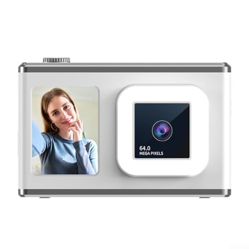 Leichte 50-MP-Digitalkamera mit Zoom-Funktion, ideal für Kinder und Erwachsene, um wertvolle Momente festzuhalten (weiß + 64 g) von TIANHENGMart