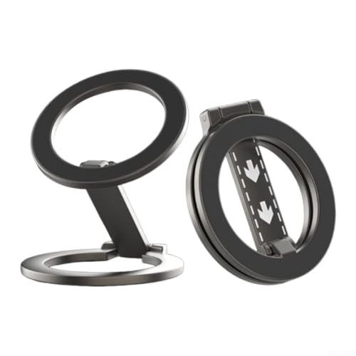 TIANHENGMart Innovatives magnetisches Design bietet Stabilität ohne zusätzliches Zubehör oder Ringe (schwarz) von TIANHENGMart