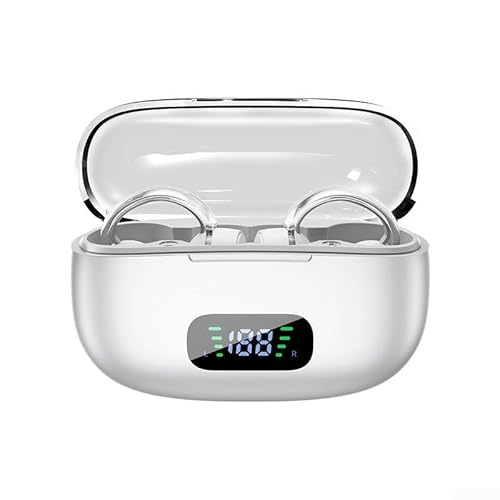 TIANHENGMart S39 kabellose Kopfhörer genießen 9D-Sound und Schnellladefunktion für ganztägigen Hörgenuss (Weiß) von TIANHENGMart