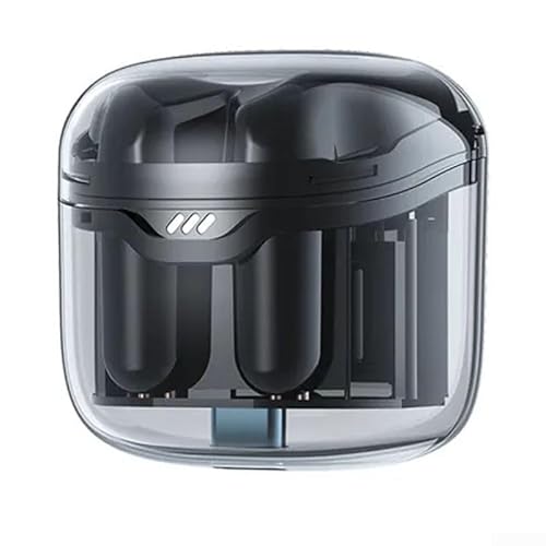 TIANHENGMart TM40 Kabelloses Kopfhörer-Set für TWS-Einsatz mit zuverlässiger Verbindung und praktischem Ladekoffer für Android (schwarz) von TIANHENGMart