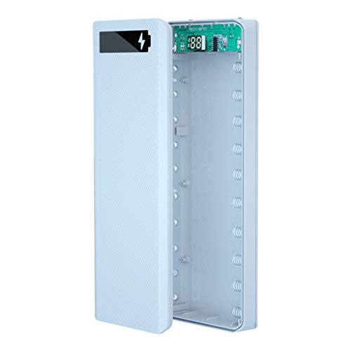 TIANQUXNGI Abnehmbares USB-LCD-Display, 10 x 18650 Akku für Hülle, tragbare externe Box, ohne Schutz von TIANQUXNGI