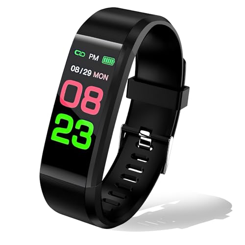 Fitness Tracker Aktivitätstracker mit Herzfrequenz Schlafmonitor Smartwatch mit Schrittzähler Kalorienzähler Stoppuhr Schrittzähler Blutsauerstoff IP67 Wasserdicht mit 14 Sportmodi für Kinder Damen von TIANXUAN