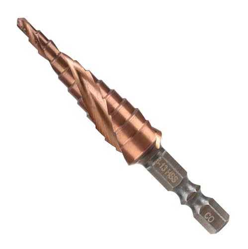 M35 Kobalt-Stufenbohrer für Metall, AlTiN-beschichtet, mehrere Löcher (3–13 mm), Metall-Stufenbohrer von TIANXUAN