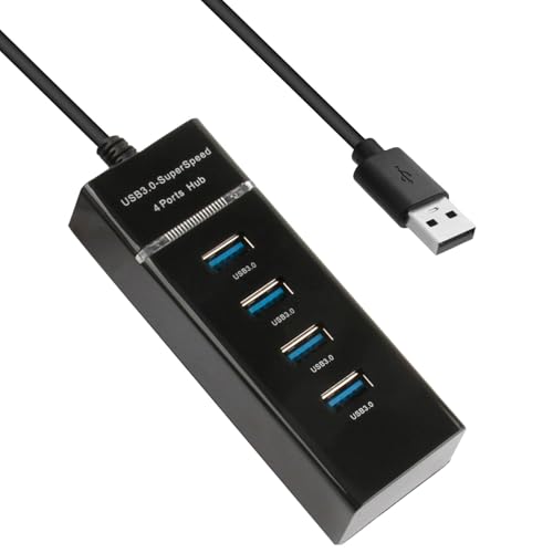 USB Hub 3.0 USB Splitter 4 Port MultiPort Extender Ultra Slim 5Gbps Datenübertragung mit 1M langem Kabel für Desktop Laptop Flash Drive Mobile HDD Konsole Drucker Windows PC Mac Tastaturen und mehr USB Hub 3.0 USB Splitter 4 Port MultiPort Extender Ultra Slim 5Gbps Datenübertragung mit 1M langem Kabel für Desktop Laptop Flash Drive Mobile HDD Konsole Drucker Windows PC Mac Tastaturen und mehr von TIANXUAN