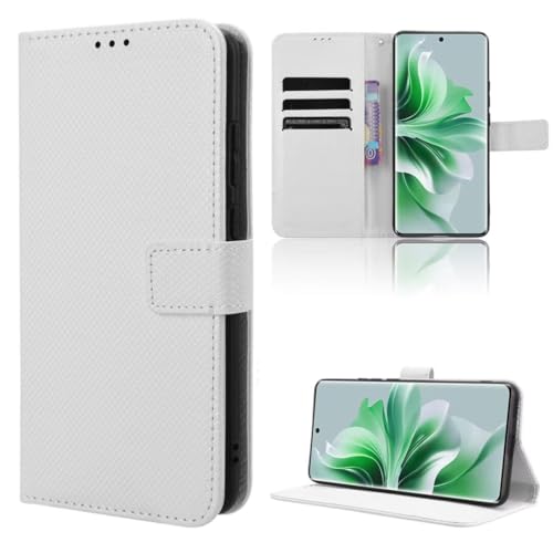 TIANYUE Handyhülle für Sharp Aquos Wish5 Hülle, Schutzhülle Handy Lederhülle PU Leder Hülle mit [Kartenfach] [Magnetverschluss] Cover Kompatibel für Sharp Aquos Wish5, Weiß von TIANYUE