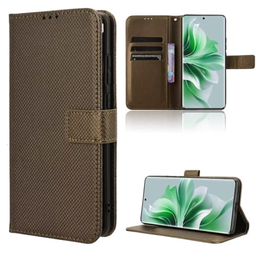 TIANYUE Handyhülle für TCL 60 5G T521H Hülle, Schutzhülle Handy Lederhülle PU Leder Hülle mit [Kartenfach] [Magnetverschluss] Cover Kompatibel für TCL 60 5G T521H, Braun von TIANYUE