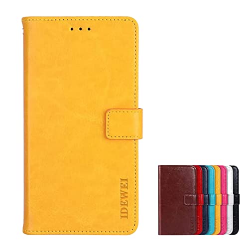 TIANYUE Hülle für Samsung Galaxy A34 5G Schutzhülle lederhülle Leder Handy Brieftaschenetui mit Flip Kartensteckplatz Handyhülle für Samsung Galaxy A34 5G, Gelb TIANYUE Hülle für Samsung Galaxy A34 5G Schutzhülle lederhülle Leder Handy Brieftaschenetui mit Flip Kartensteckplatz Handyhülle für Samsung Galaxy A34 5G, Gelb von TIANYUE