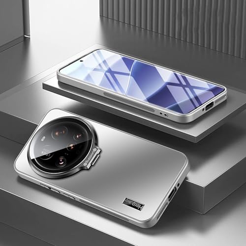 TIANYUE Hülle für Xiaomi 15 Ultra, Slim Shell Film Integrierte Handyhülle mit Objektivdeckel der Kamera, PC Hard Cover mit Halterung für Xiaomi 15 Ultra-Silber TIANYUE Hülle für Xiaomi 15 Ultra, Slim Shell Film Integrierte Handyhülle mit Objektivdeckel der Kamera, PC Hard Cover mit Halterung für Xiaomi 15 Ultra-Silber von TIANYUE