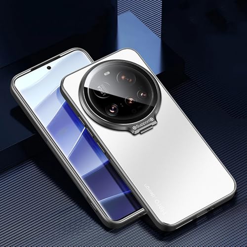 TIANYUE Hülle für Xiaomi 15 Ultra, Slim Shell Film Integrierte Handyhülle mit Objektivdeckel der Kamera, PC Hard Cover mit Halterung für Xiaomi 15 Ultra-Silber TIANYUE Hülle für Xiaomi 15 Ultra, Slim Shell Film Integrierte Handyhülle mit Objektivdeckel der Kamera, PC Hard Cover mit Halterung für Xiaomi 15 Ultra-Silber von TIANYUE