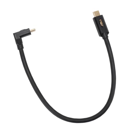 USB 4.0 Typ C zu USB C -Kabel 30 Cm, Kompatibler Thunderbolt 240W 48 V 5A für Telefoncharierung, 8K UHD Video 40Gbit / S Datenübertragungsvideoanzeigekabel, Rechtswinkel USB 4.0 Typ C zu USB C -Kabel 30 Cm, Kompatibler Thunderbolt 240W 48 V 5A für Telefoncharierung, 8K UHD Video 40Gbit / S Datenübertragungsvideoanzeigekabel, Rechtswinkel von TICFOX