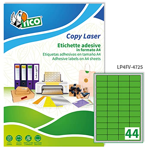 TICO lp4fv-4725 Etiketten Copy Laser Premium von TICO