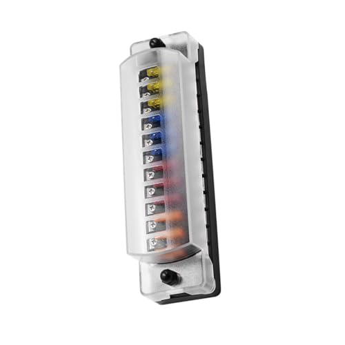 TIDTALEO 1Pc 12 Box Sicherung Box Protector Sicherung Halter Montiert Weg Sicherung Panel Low Profile Sicherung Block Automotive Kupfer TIDTALEO 1Pc 12 Box Sicherung Box Protector Sicherung Halter Montiert Weg Sicherung Panel Low Profile Sicherung Block Automotive Kupfer von TIDTALEO