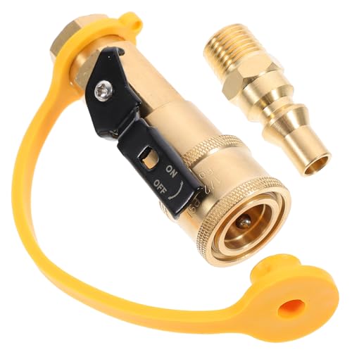 TIDTALEO 1Stück Gasleitung Adapter Robuster Messing Rohrverbinder Für Gasgeräte Einfach Zu Installieren Langlebig Für Grill Heizung Campinggeräte TIDTALEO 1Stück Gasleitung Adapter Robuster Messing Rohrverbinder Für Gasgeräte Einfach Zu Installieren Langlebig Für Grill Heizung Campinggeräte von TIDTALEO