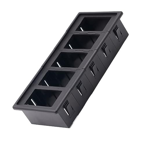 TIDTALEO USB -fester Rahmen Racing Schalttafel Schweller elektrischer Schalter Gehäusesatz Wippenhalter USB-Panel Black TIDTALEO USB -fester Rahmen Racing Schalttafel Schweller elektrischer Schalter Gehäusesatz Wippenhalter USB-Panel Black von TIDTALEO