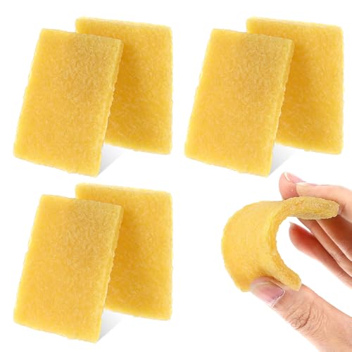 TIESOME 6 Stück Kleber Radiergummi, Klebereste Entferner Kleber Entferner für Entfernen Klebstoffresten von Papier Plastik und Mehr von TIESOME