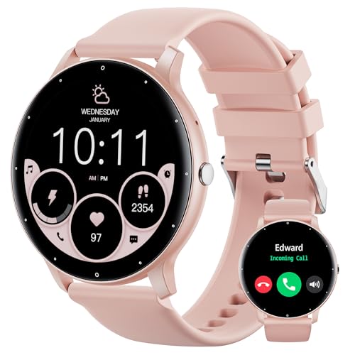 TIFOZEN Smartwatch Herren Damen mit Telefonfunktion,1.39" IP68 Sportuhr,Fitness Watch mit Herzfrequenz/SpO2/Sprachassistent/Schlafmonitor,Schrittzähler Uhr, Smartwatch Fitness-Tracker für iOS Android von TIFOZEN