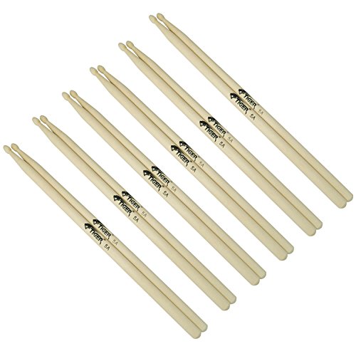 TIGER 6 Stück 5 A Wood Tip Drumsticks TIGER 6 Stück 5 A Wood Tip Drumsticks von Tiger