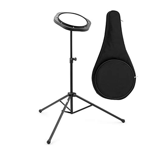 TIGER DHW4-BK Übungspad und Ständer, 20,3 cm, für Anfänger, Aufwärmen und Üben von Snare Tom Rudiments TIGER DHW4-BK Übungspad und Ständer, 20,3 cm, für Anfänger, Aufwärmen und Üben von Snare Tom Rudiments von Tiger