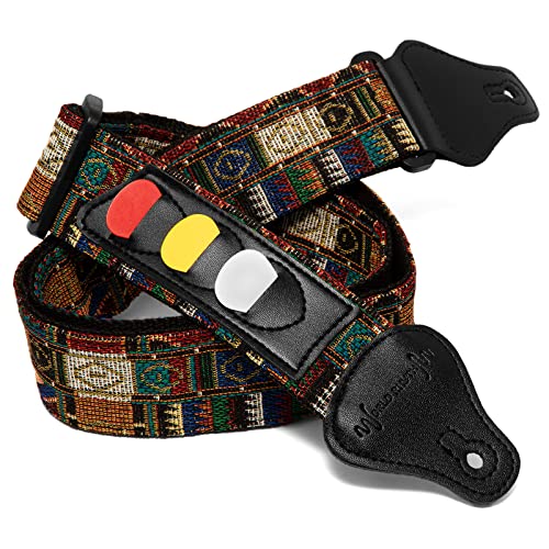 TIGER Gitarrengurtim Azteken-Stil, WR-214 von World Rhythm