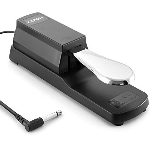 TIGER KSP-004 Universal Sustain Pedal - Piano Style Action für Keyboards, Digital Pianos und Synthesizer - NEUES DESIGN 2019 von Tiger