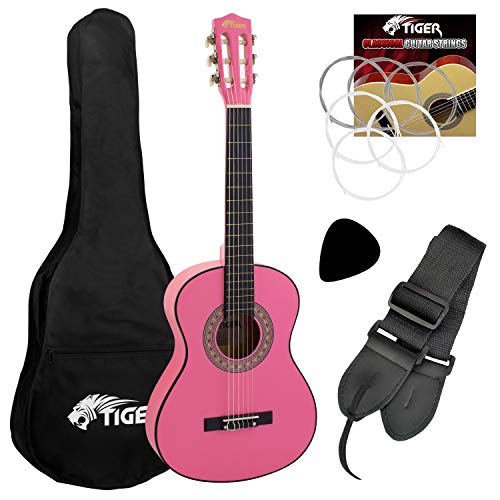 TIGER Konzertgitarren-Set, 1/4 Größe, Rosa TIGER Konzertgitarren-Set, 1/4 Größe, Rosa von Tiger