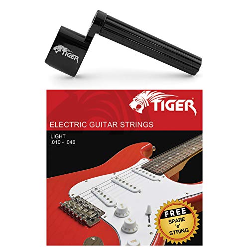 TIGER Saiten und Saitenkurbel für E-Gitarren von TIGER