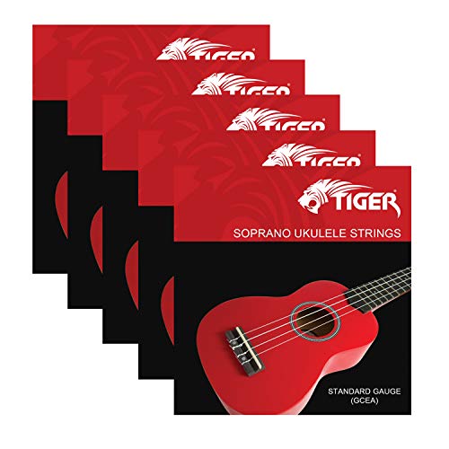 TIGER Ukulele Saiten – 5 Stück von TIGER