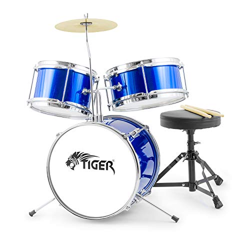 Tiger JDS7- BL 3-teiliges Schlagzeugset - Blau von TIGER