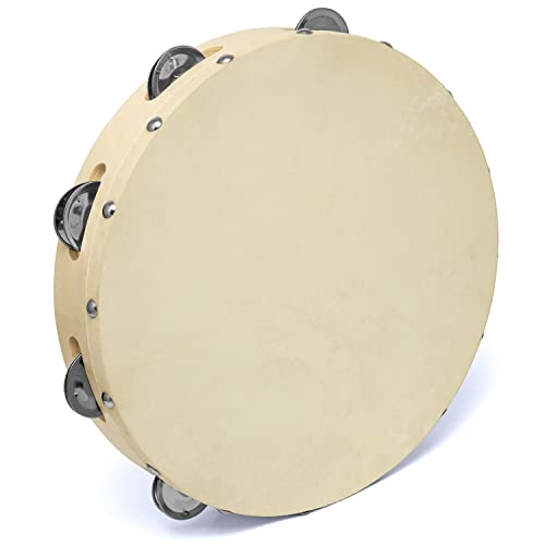 Tiger TAM91-08 Tambourin mit Naturfell - 8" von TIGER