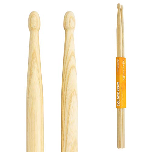 World Rhythm Drumstick 5A von World Rhythm - 5A Drumstick-Paar aus Walnussholz mit Holzspitze von TIGER