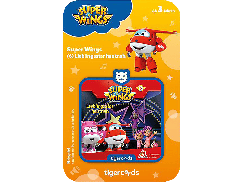 TIGERMEDIA Super Wings 6: Lieblingsstar hautnah Tigercard, Mehrfarbig von TIGERMEDIA
