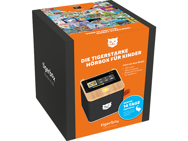 TIGERMEDIA Tigerbox Touch plus schwarz Hörbox, von TIGERMEDIA