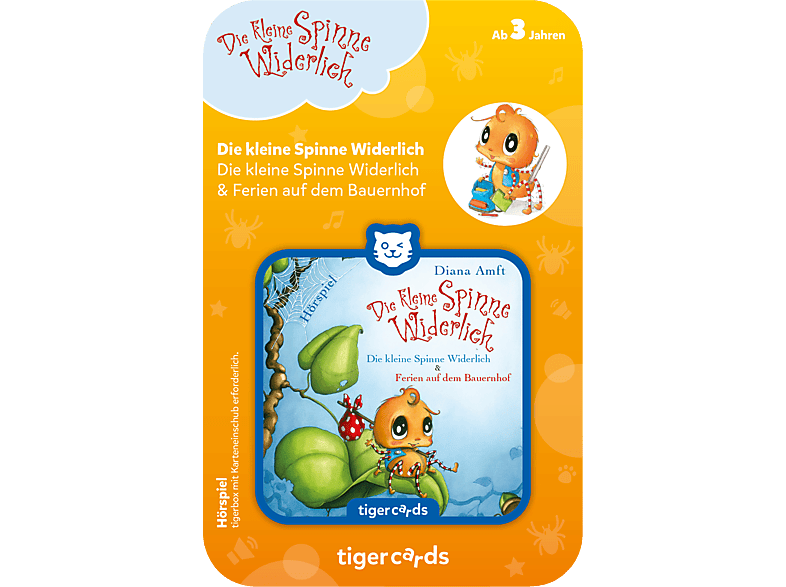 TIGERMEDIA Tigercard Die kleine Spinne Widerlich & Freien auf dem Bauernhof Tigercard, Mehrfarbig TIGERMEDIA Tigercard Die kleine Spinne Widerlich & Freien auf dem Bauernhof Tigercard, Mehrfarbig von TIGERMEDIA