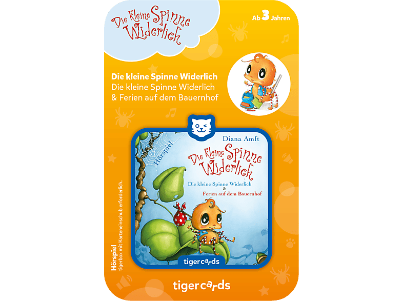 TIGERMEDIA Tigercard Die kleine Spinne Widerlich & Freien auf dem Bauernhof Tigercard, Mehrfarbig von TIGERMEDIA