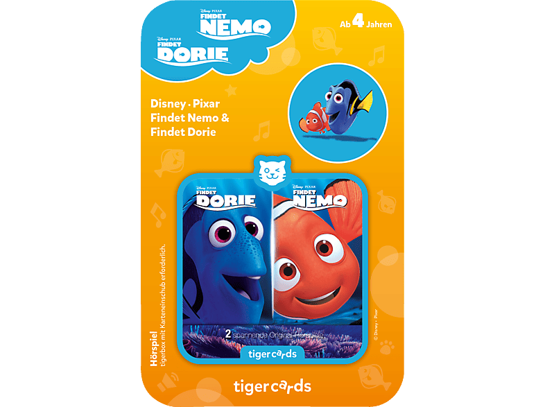 TIGERMEDIA Tigercard Disney's Findet Nemo/Findet Dorie Tigercard, Mehrfarbig TIGERMEDIA Tigercard Disney's Findet Nemo/Findet Dorie Tigercard, Mehrfarbig von TIGERMEDIA