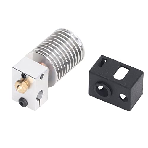 3D -Drucker -Hotend, 0,4 Mm Messingdüse Aluminiumheizungsblock Bimetal -Hals Enthält eine Silikonhülse für Verschiedene Thermoplastische Filamente von TIKATARER