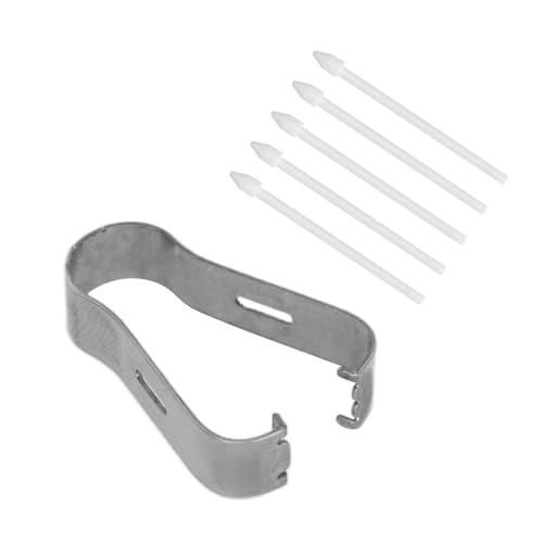 Bemerkenswerte Stifttipps, 5pcs Stylus -Spitzen Genaue Empfindliche Tragbare Ersatz -Touch -Stylus -Nibs Stylus -Tipps mit Pinzettenstiftspitzen Schlanker Nib -Objektträger für S6/Tab S7 -Geräte von TIKATARER