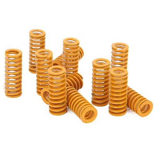 Erhitzte Bettfedern für 3D -Drucker, 24 Pcs 3D -Drucker -Sterbchen -Feder 3D -Druckerfeder -Zubehör 3D -Druckerteile Federn für Beheiztes Bett Extruder -Levelzubehör 25 X 8mm von TIKATARER