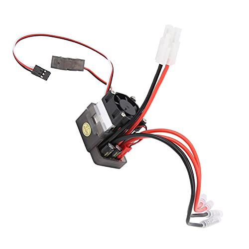 Gebürsteter Motor Esc, 7.216V 320A Hochspannung Zwei -Wege -Binsel -Esc -Geschwindigkeitsregelblatt Gebürstete Esc RC -Auto Esc für RC -Fahrzeugschiff Modell RC -Zubehör von TIKATARER