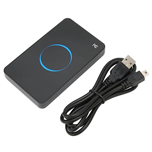Square Card Reader, ID -Kartenleser R80D 125KHz Karten Skimmer NFC Reader Writer USB Interface ID -Kartenleser mit LED -Anzeige Licht/Summer von TIKATARER