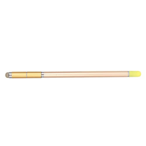 Stylus-Stift für Touchscreen, Stylus-Stift 4-in-1, Stylisten-Stifte für Touchscreens, Verschleißfeste Faserspitze, Handy-Tablet, Malerei, Handschrift, Kapazitiver Stylus (Gold) von TIKATARER