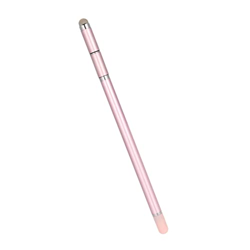 Stylus-Stift für Touchscreen, Stylus-Stift 4-in-1, Stylisten-Stifte für Touchscreens, Verschleißfeste Faserspitze, Handy-Tablet, Malerei, Handschrift, Kapazitiver Stylus (PINK) von TIKATARER