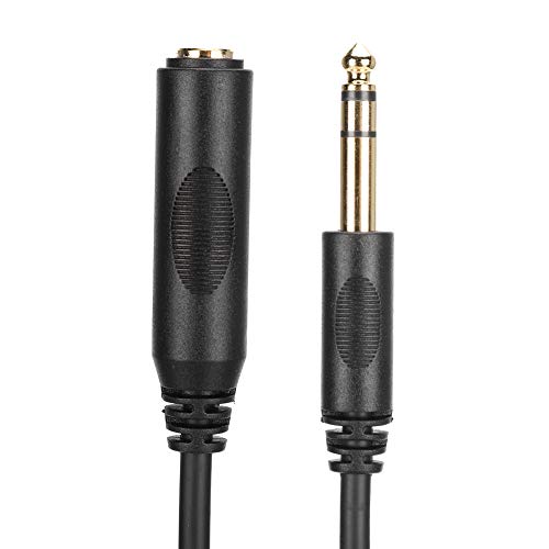 TIKATARER Auxiliärkabel von Audio, Reines Kupferleiter Kopfhörerkabel mit Abschirmung von 6,35 Mm Stereo Männlich Bis Weiblicher Audioverlängerungskabel für Soundkarte/E -Gitarre (1,8 m/ TIKATARER Auxiliärkabel von Audio, Reines Kupferleiter Kopfhörerkabel mit Abschirmung von 6,35 Mm Stereo Männlich Bis Weiblicher Audioverlängerungskabel für Soundkarte/E -Gitarre (1,8 m/ von TIKATARER