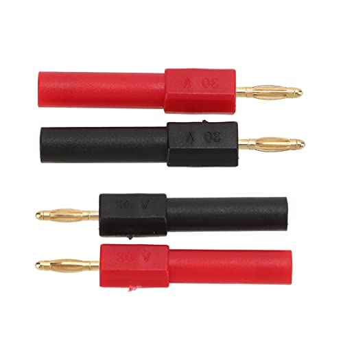 TIKATARER Bananenstopfen, 5Set Banana Plug -Adapter -Lautsprecher Banana -Stecker Speakon -Anschluss Pa Messingmaterial 2 Mm/0,08 Zoll Männlich Bis 4 Mm/0,16 Zoll Weiblicher Rotes Schwarz TIKATARER Bananenstopfen, 5Set Banana Plug -Adapter -Lautsprecher Banana -Stecker Speakon -Anschluss Pa Messingmaterial 2 Mm/0,08 Zoll Männlich Bis 4 Mm/0,16 Zoll Weiblicher Rotes Schwarz von TIKATARER