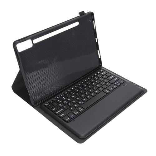 TIKATARER Tastaturhülle für Tablet, für Tab P12 12,7 Zoll Tablet 2023, Winkel-TPU-Tablet-Hülle mit Magnetischer Abnehmbarer Tastatur TB370FU TB371FC TPU-Ständerabdeckung mit Abnehmbarer von TIKATARER