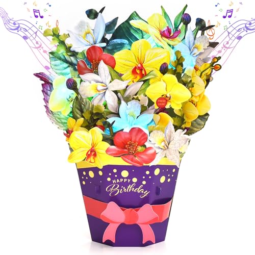 TIKLANA Geburtstagskarten mit Blumen TIKLANA Geburtstagskarten mit Blumen von TIKLANA