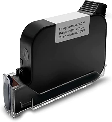 TIKTONER 127T1 Tragbarer Handdrucker Tintenpatrone, Originale Schnelltrocknende Tintenpatron 42ml Ersatztintenpatrone für 127T1 Hand Tintenstrahldrucker - Weiß von TIKTONER