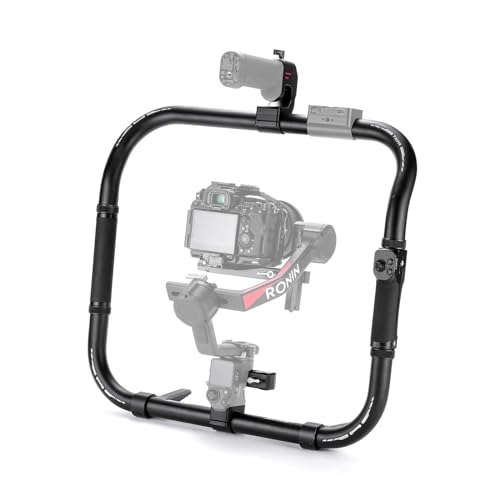 TILTA Basic Ring Grip Plus für DJI RS2, RS3 und RS3 Pro Gimbal, Stabilisator Handheld Ring mit Fernbedienungsgriff TGA-PRG2 von TILTAING